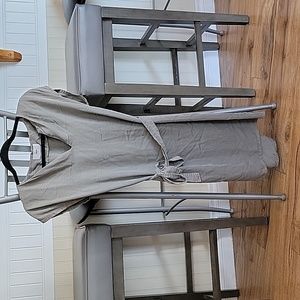 Olive green casual dress